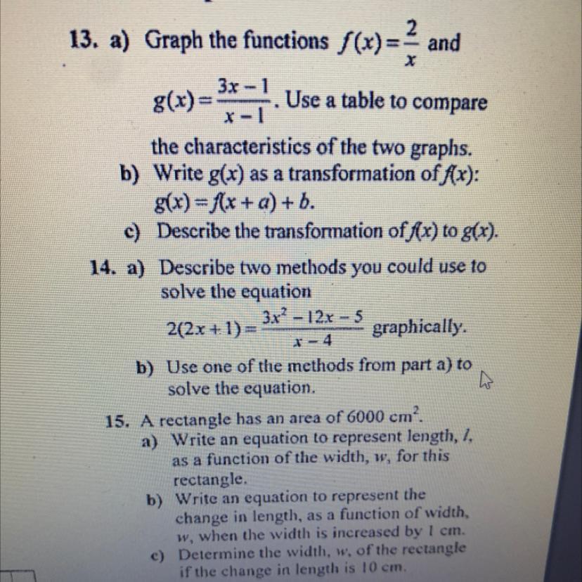 14 a and b please help 