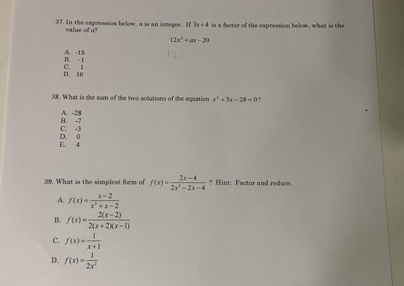 I dont understand these 3 questions and I need help.