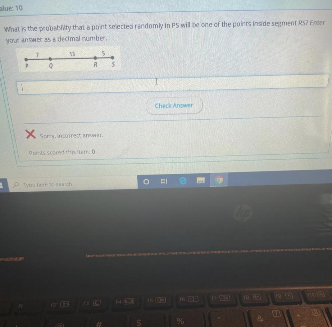 HELP PLEASE- ASAPWhat is the probability that a point selected randomly in will be one of the points