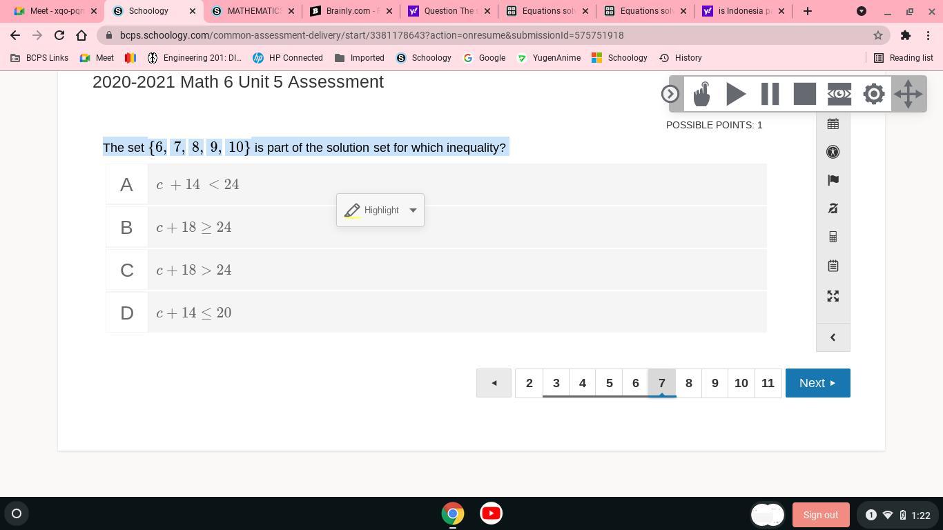 giving brainlist for correct
