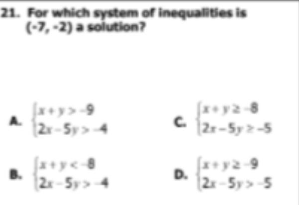 PLEASE HELP DUE TONIGHT (W/ WORK IF POSSIBLE) THANK YOU