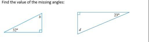 solve missing values for triangles