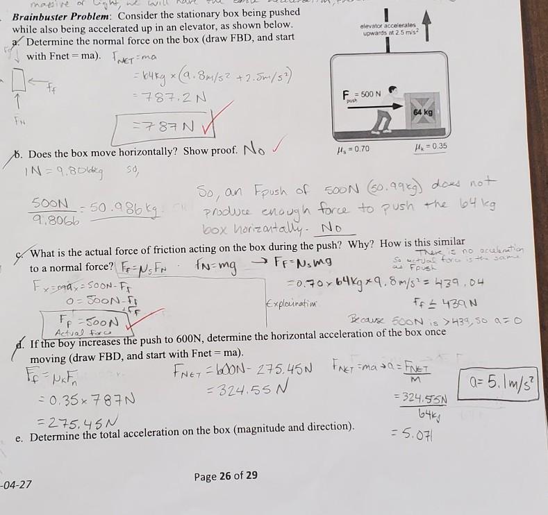 I only need help with e (bottom of the page).