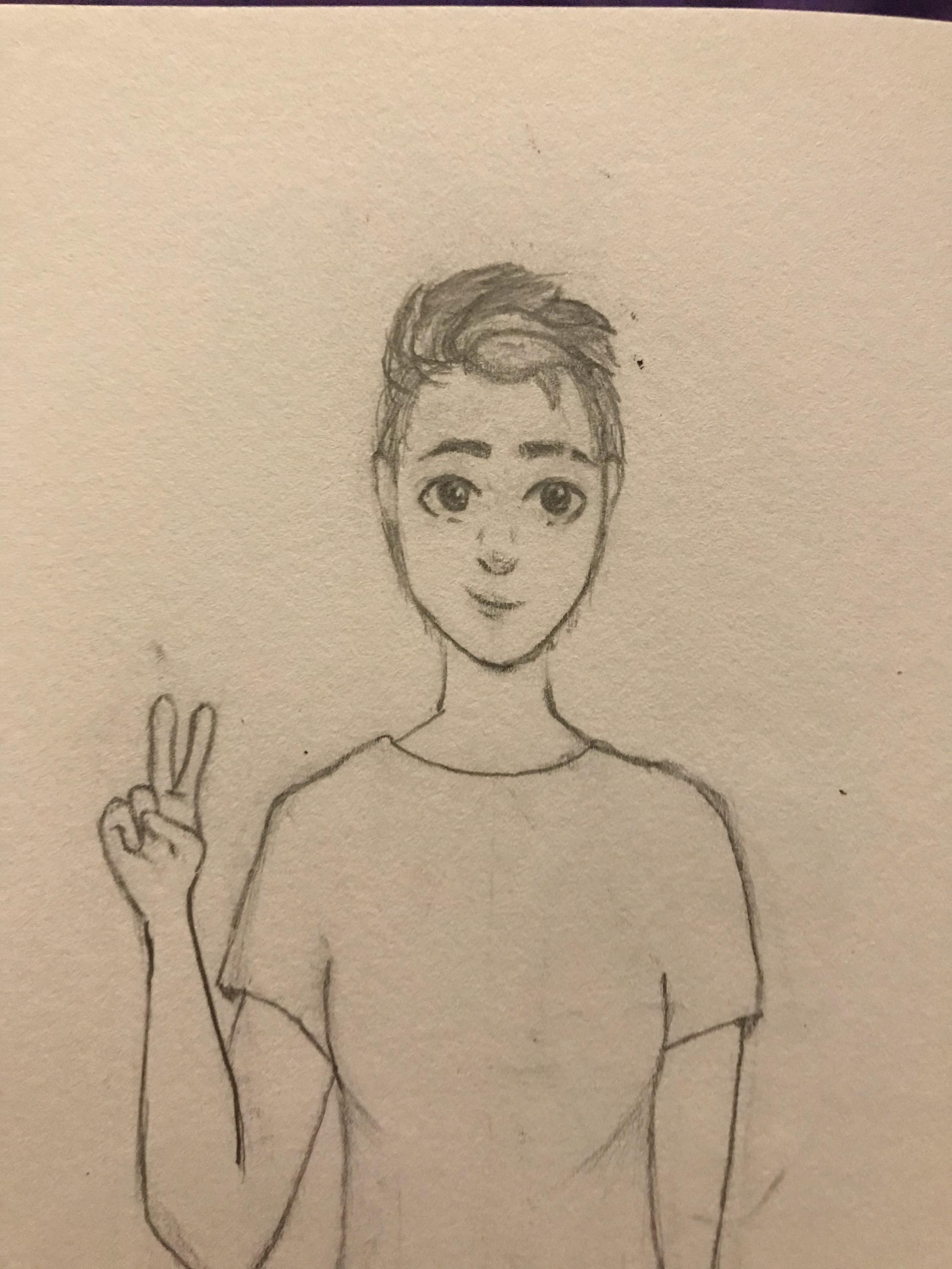 Hi again! Here's another drawing I just did, what do you think I should work on?