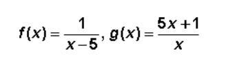 PLEASE HELP A. Use composition to prove whether or not the functions are inverses of each other. B. Express