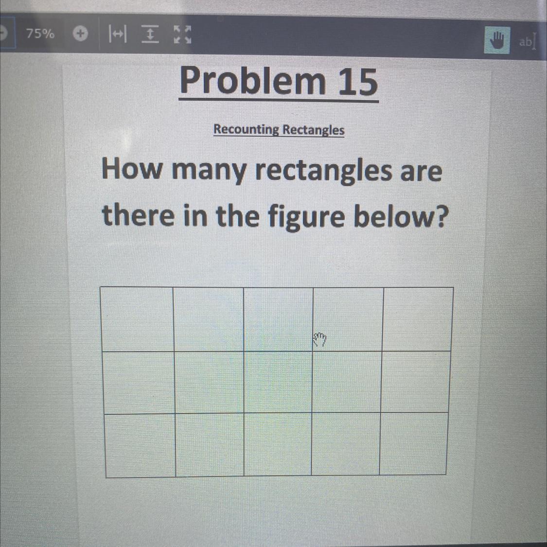 Recounting RectanglesHow many rectangles arethere in the figure below?