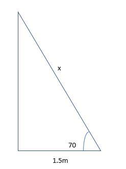 One angle of a right triangle measures 36. 5 degrees. What is the measure of the other small angle?.