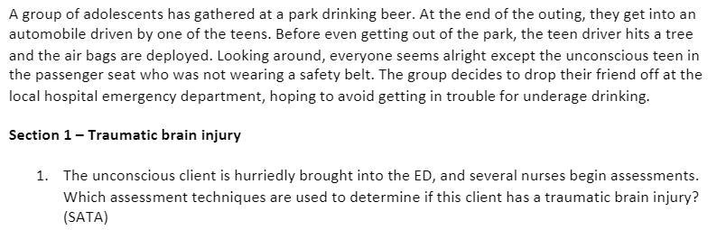 a group of adolescents has gathered at a park drinking beer. at the end of the outing, they get into