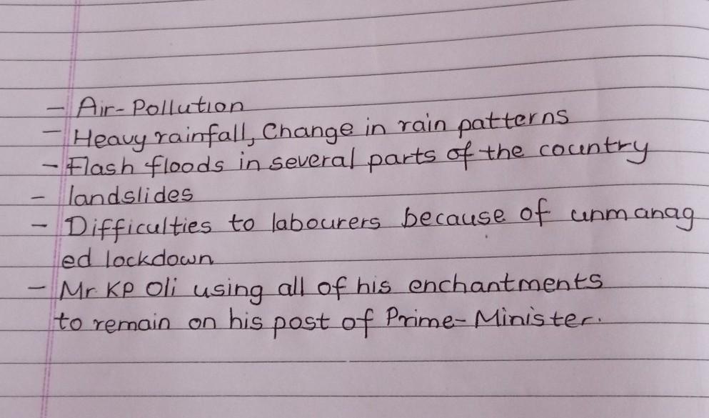 Current Issues In Nepal 2021