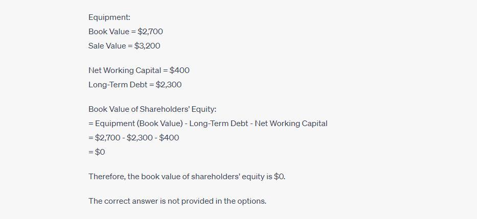 2) Southwest Co, has equipment with a book value of $3,560 that could be sold today for $3,900. Its inventory