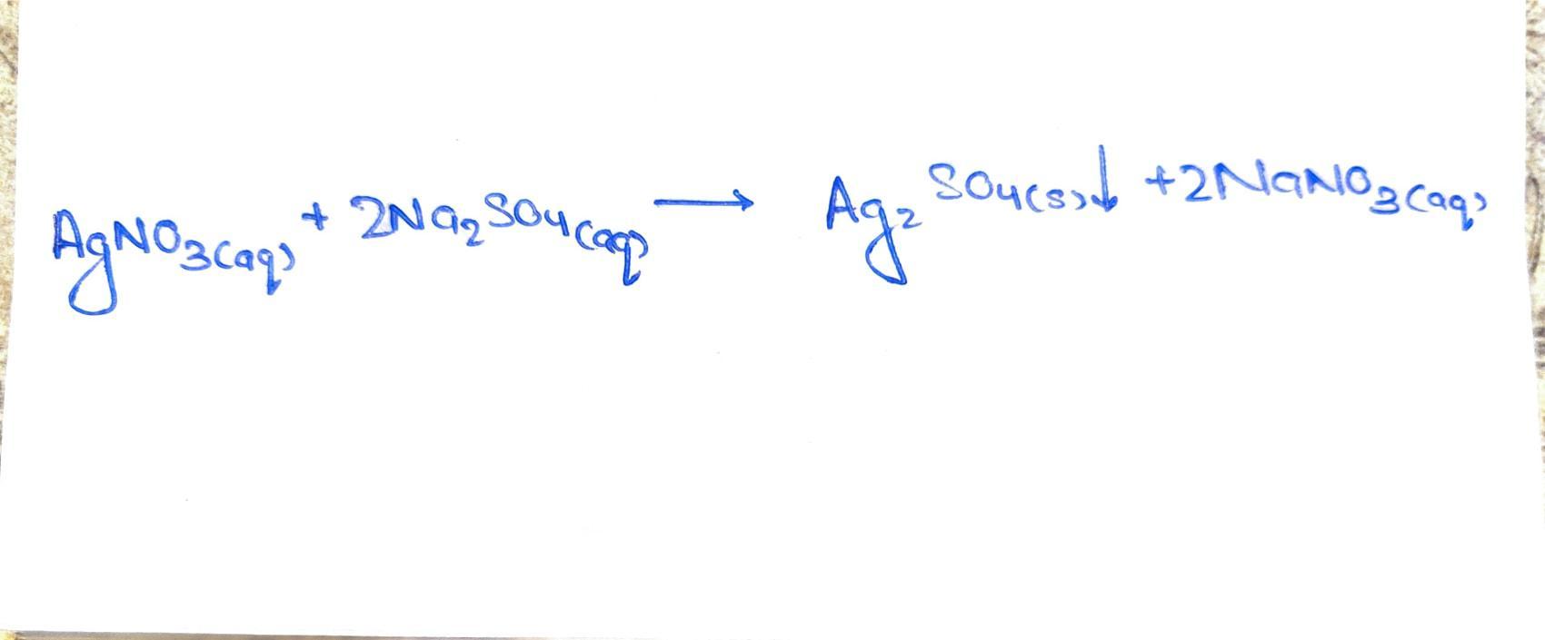 complete and balance the following equation. you must include states of matter. you do not need to write