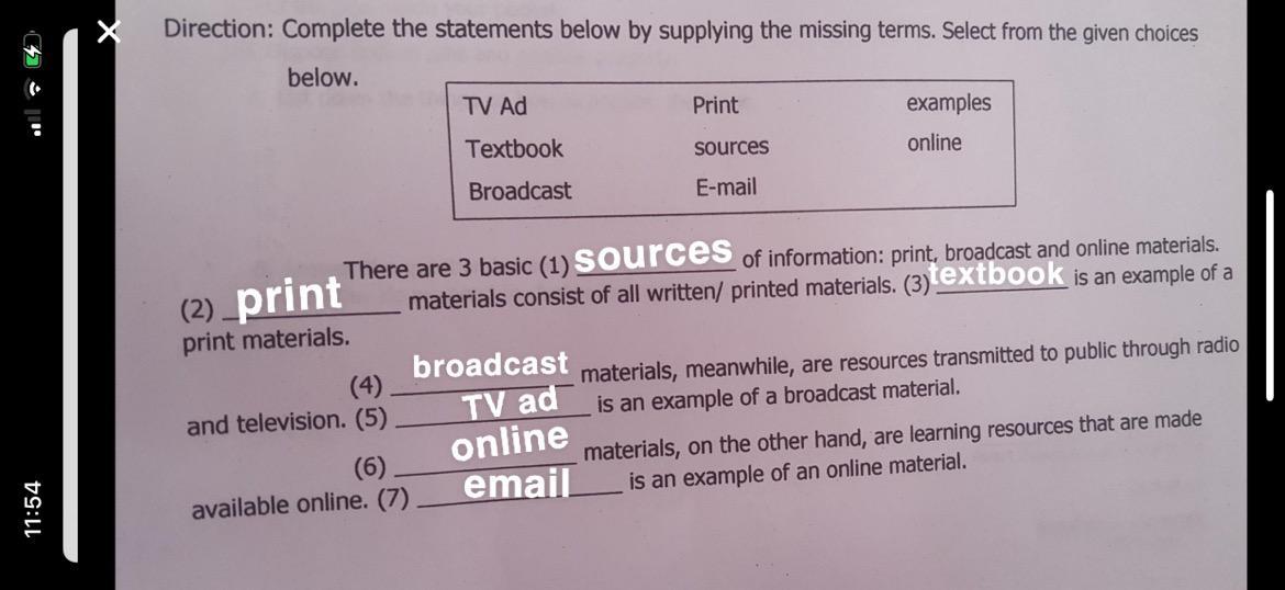 Pasagot Naman Please
