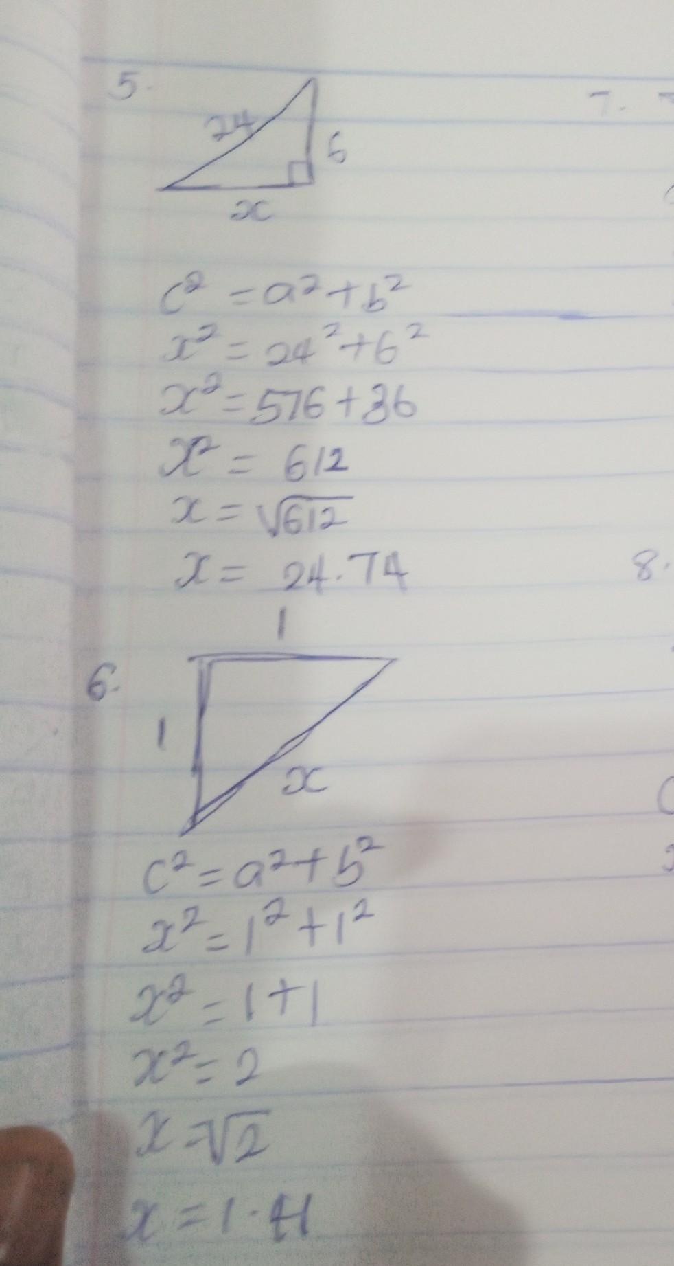 Pythagorean thereom 