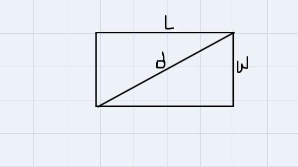 How Long Is The Diagonal In Meters? Round To The Nearest Tenth.