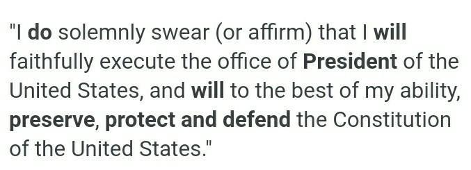 What does a President preserve , protect and defend