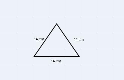 An equilateral triangle is folded in half.IN60 6014 cm-4What is x, the height of the equilateral triangle?O