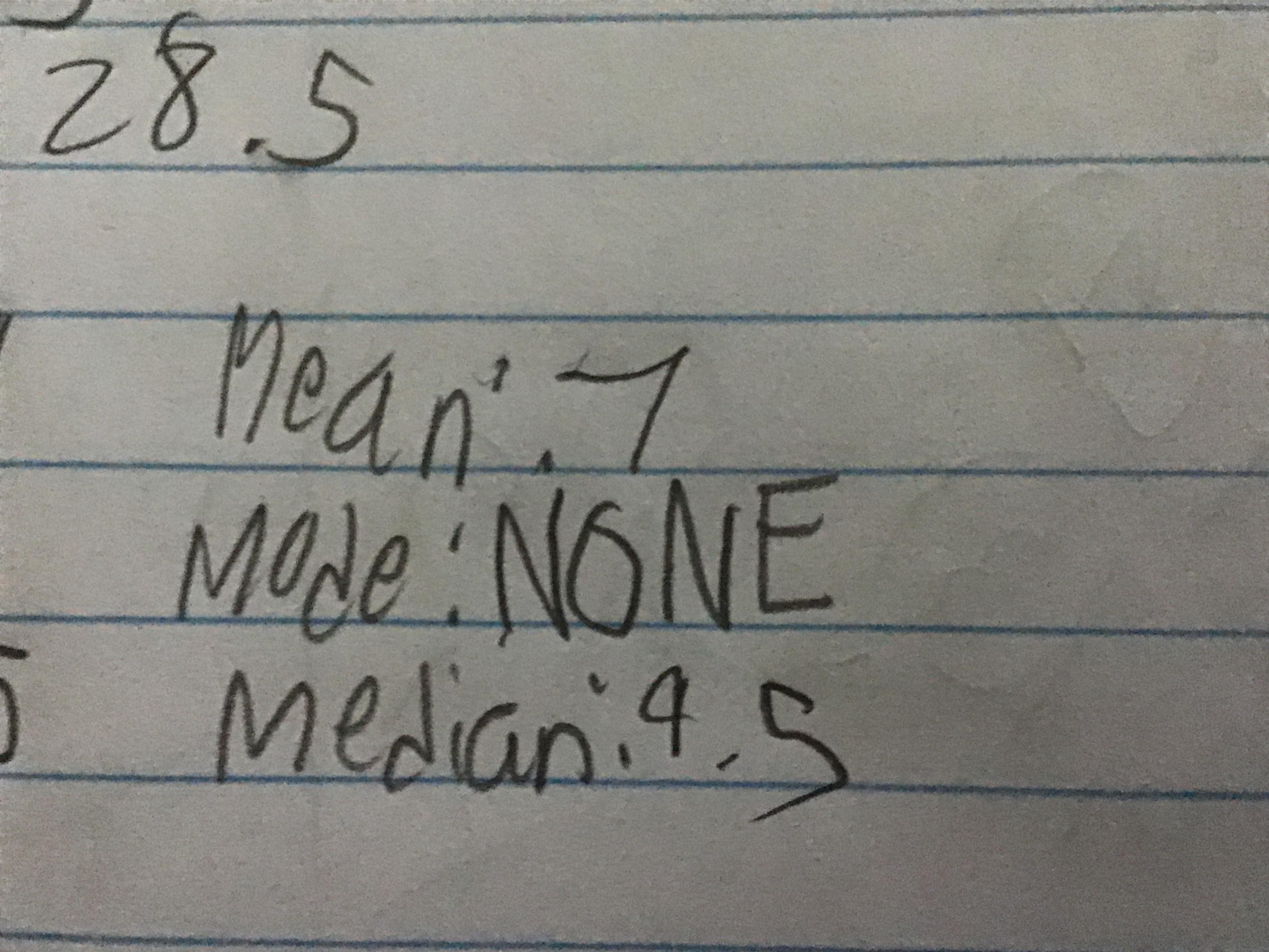 Which measure of central tendency best describes the data set below?{1, 2, 3, 4, 5, 6, 12, 23} A. the