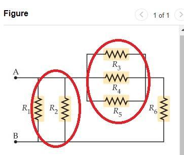  Find The Equivalent Resistance Between Points A And B Shown In The Figure(Figure 1). Consider R1 = 3.3