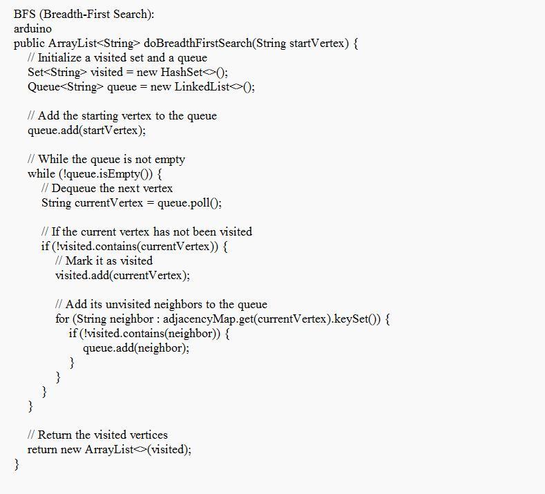 Java Language Need Help On Implementing Breadth-First Search, Depth-First Search, And Dijkstra's Algorithms.