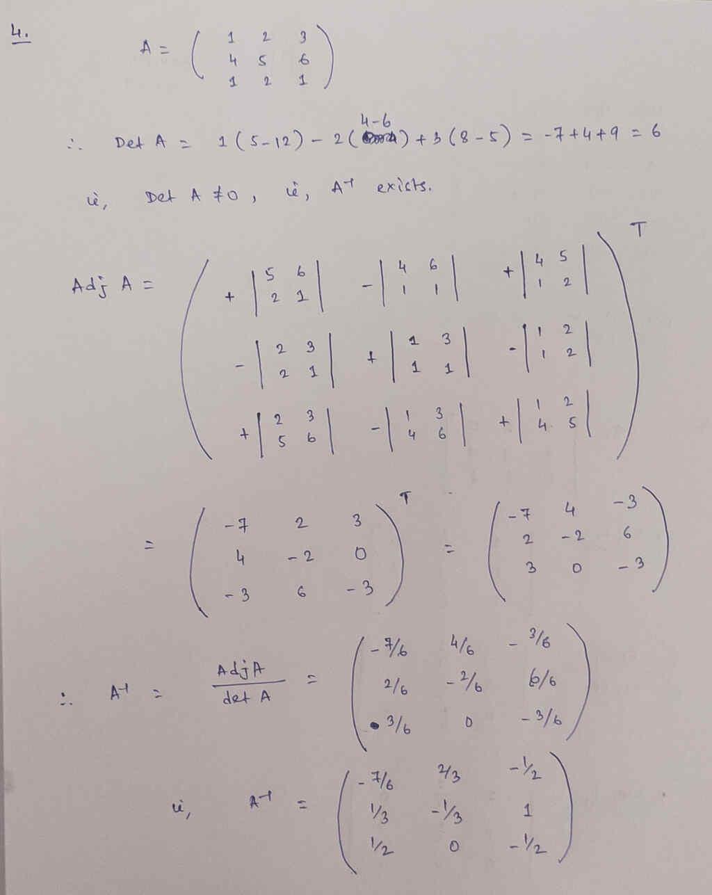 let . determine the rank of . recall that the rank of a matrix is the number of linearly independent
