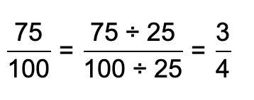 8/6 or 0.75Give your answer as a fraction in its simplest form.