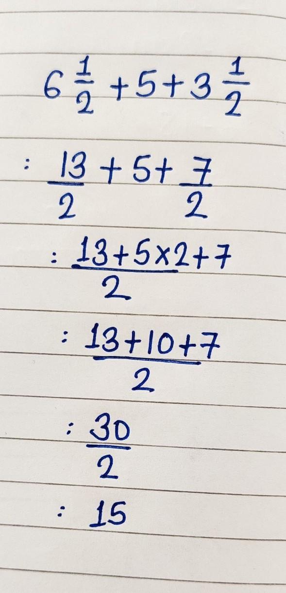 add together 6,5 and 3