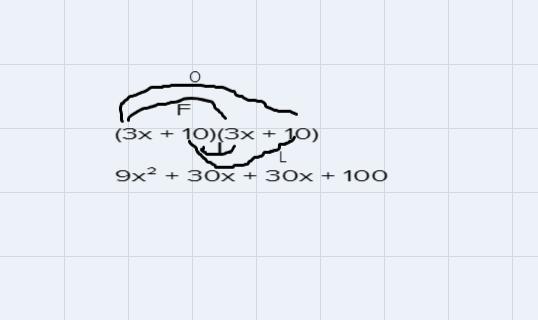 please answer this using the foil method[tex] {9x}^{2} + 60x + 100[/tex]