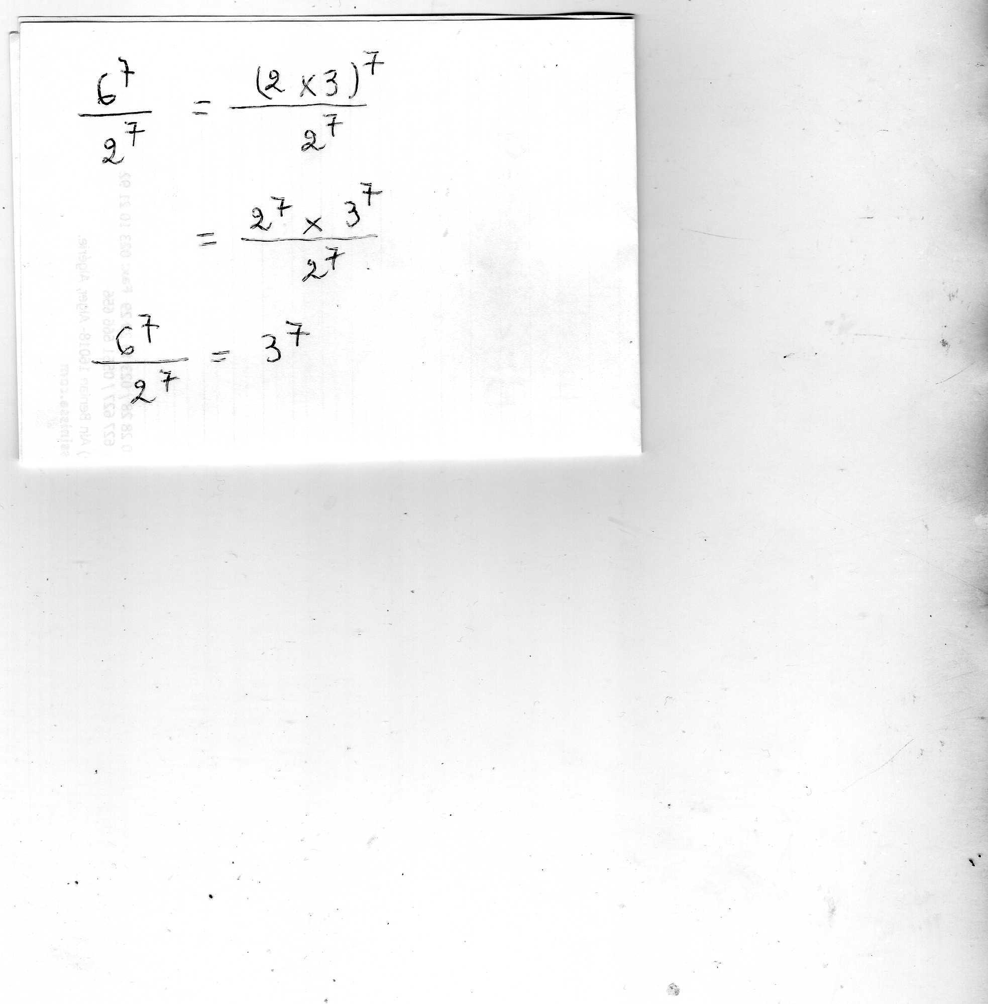 6_ Convert The Following Expression Into A Single Power.2