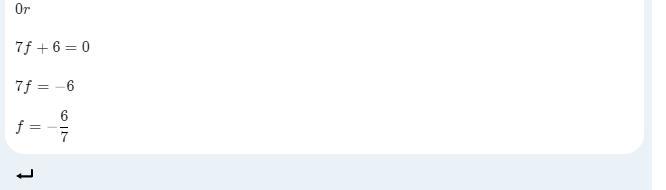 1. d+11d+28=02. e-2e-24=03. 49f-36=04. g+15g=0