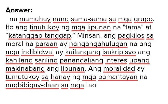 1. Ano ang tawag sa kagandahang-asal na nararamdaman o ipinapakita sa pamamagitan ng mataas na pagkilala