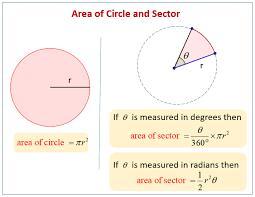 Find the area of a 150 sector of a circle whose radius is 3.
