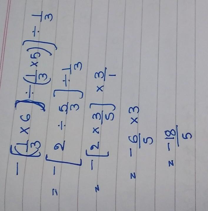 Evaluate:- [(1/3)6 (1/3)5] 1/3