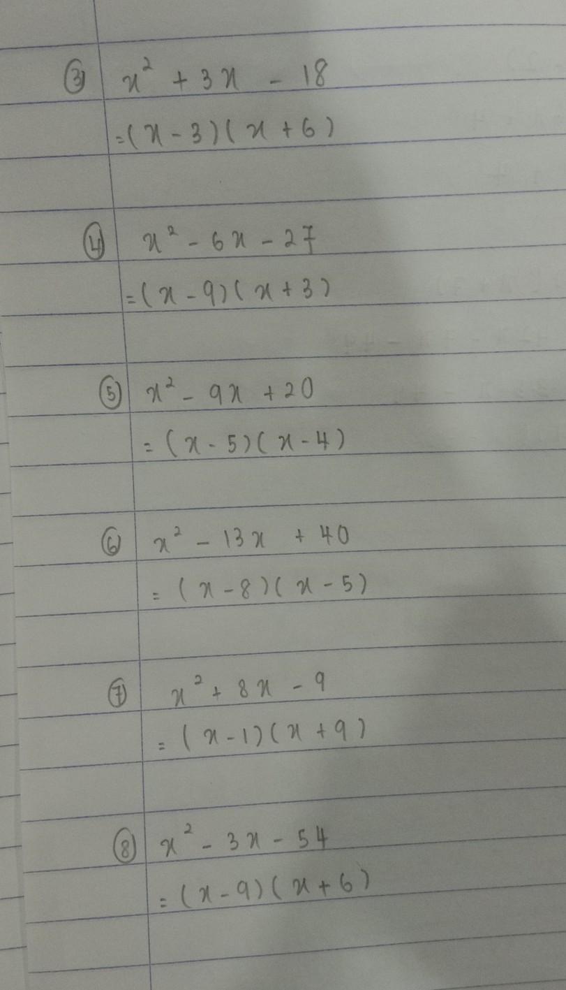 factorising quadratics 1will give brainiless:)Attached the photoNeed all completed 