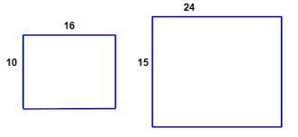 Jason says that all rectangles are similar because any two rectangles he chooses have 4 pairs of congruent