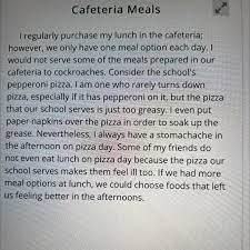 What is the best thesis statement for this argument?