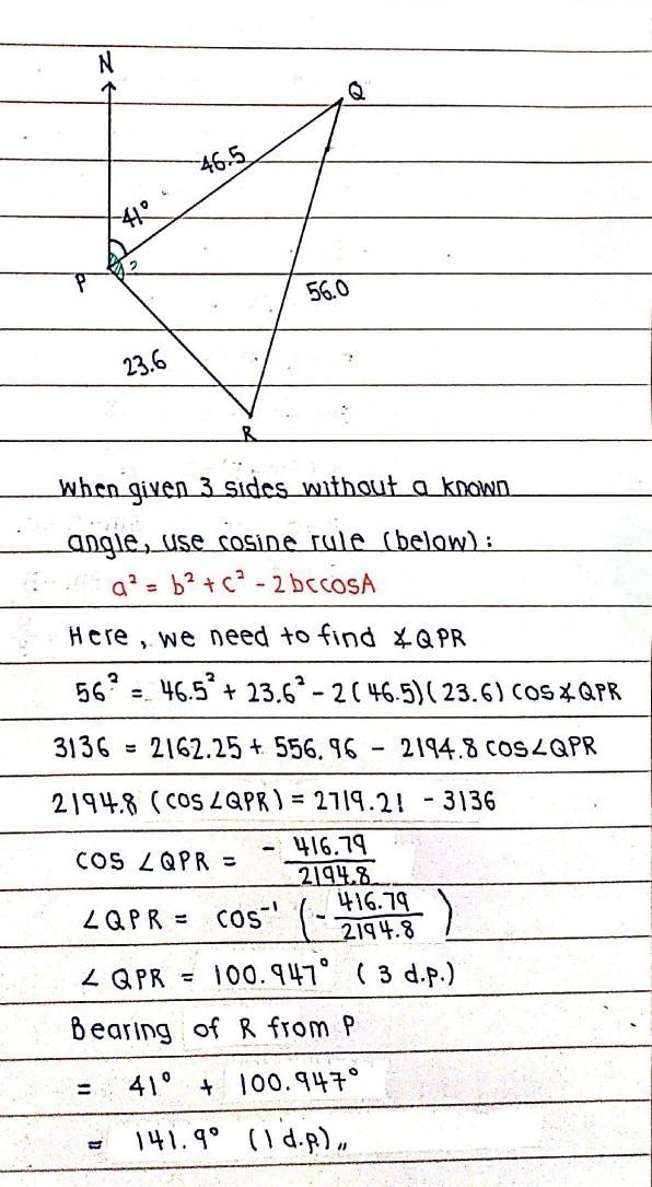 Hi:) I Tried Using The Sine Rule But I Couldnt Get The Ans :( Anyone Able To Help? Thank You:)!!