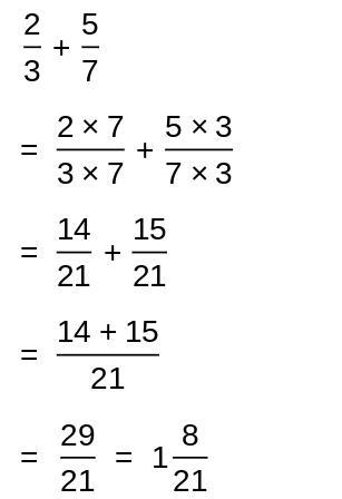 please solve this question 2/3 + 5/7