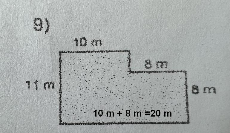 Find the perimeter of the figure below.