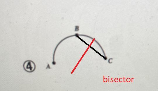 Please help! Find the bisector. Note: please draw out the answer. I have a deadline due today. Thank