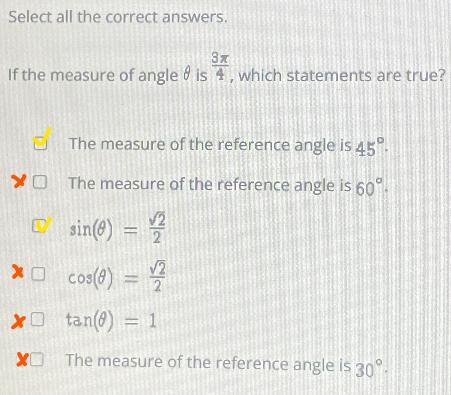 Select All The Correct Answers.3xIf The Measure Of Angle 8 Is , Which Statements Are True?The Measure
