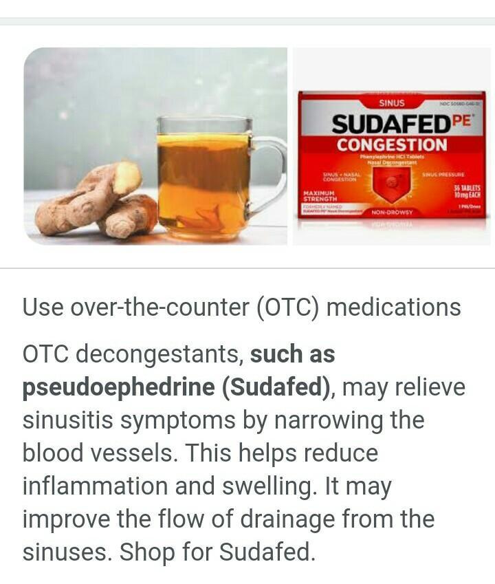 best over-the-counter medicine for sinus infection