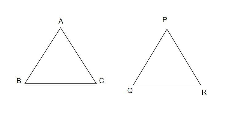 Which statement(s) is/are true about congruent triangles? Click all that apply.I. Each of the three pairs