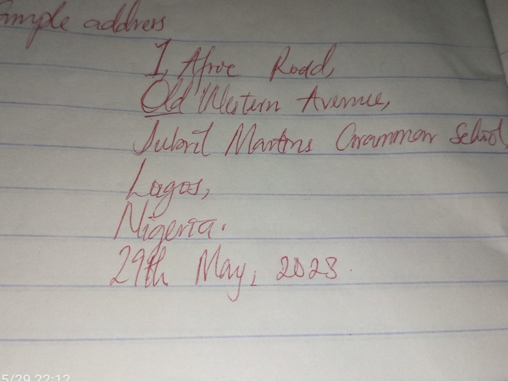 Write a letter to your old school association requesting for amenties that you need in your school