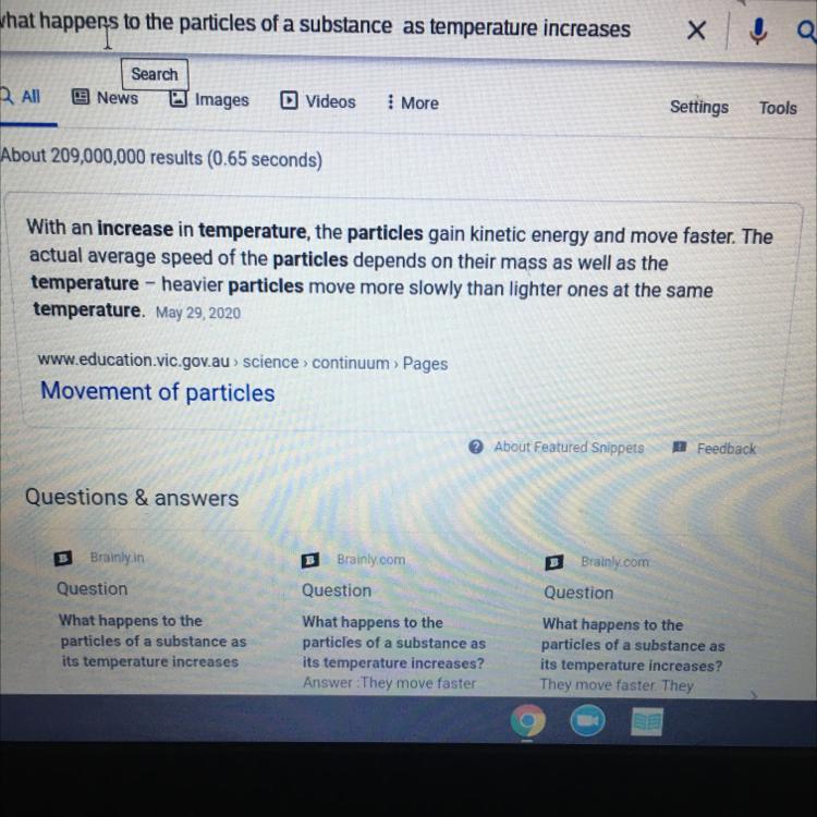 What Happens To The Particles Of A Substance As It's Temperature Increases