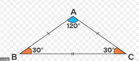 A pattern follows the rule: obtuse triangle, obtuse triangle, right triangle, obtuse triangle... It also