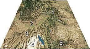 on this map of the area around yellowstone, which feature is interpreted to record the position of the
