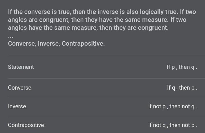 PA ANSWER PO PLEASE NUMBER 1 LNG1. What is the equivalent statement of a converse? A. Conditional B.