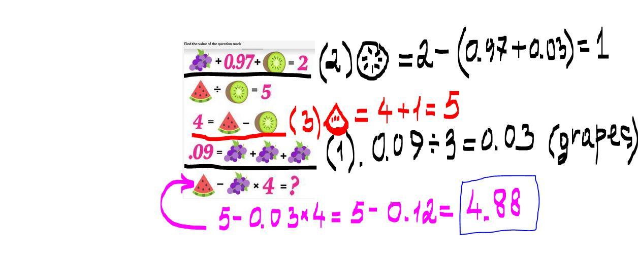 Find The Value Of The Question Mark