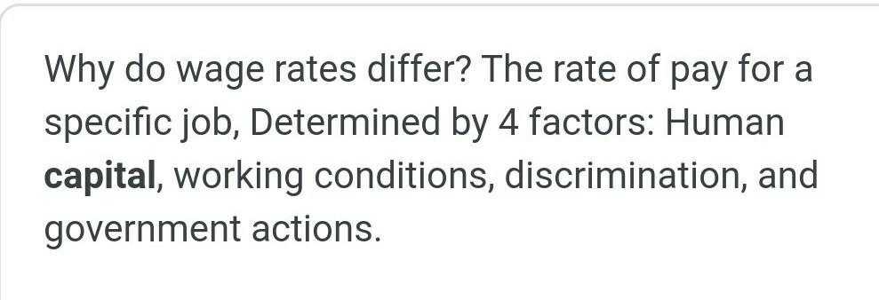 state four factors that may be associated with big salary employedLook at bottom comment