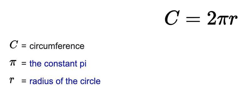 the diameter of a circle is 19 meters complete the description of how you would find the circumference